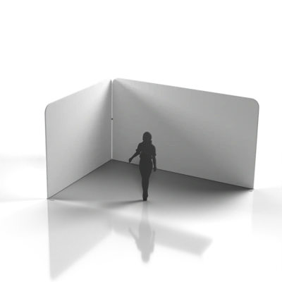 Fabric Exhibition Solution - 4m x 3m 2-Wall